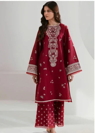 2pc Embroidery lawn SE 711