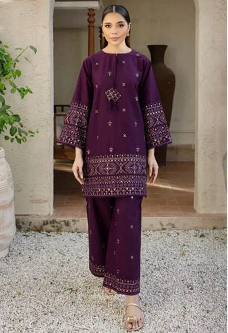 2pc Embroidery lawn SE 701
