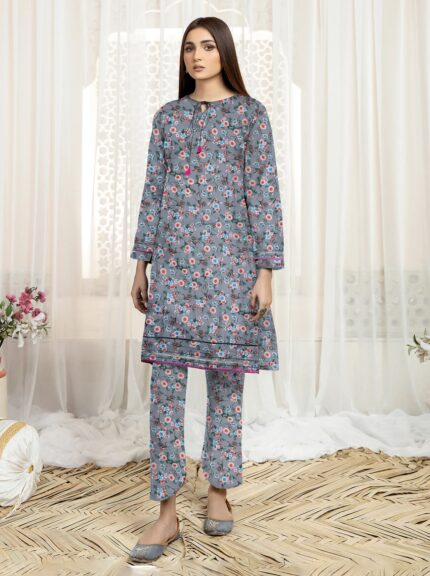 2 Pcs Unstitched Digital Print Suit DES-6200
