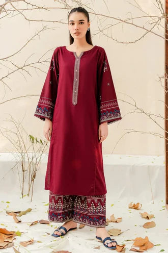 2pc Embroidery lawn SE 709