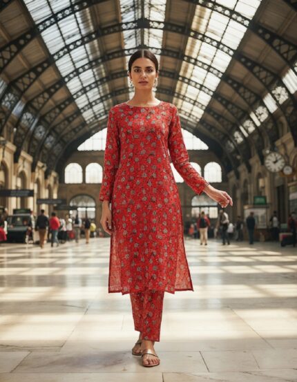 2 Pcs Unstitched Digital Print Suit DES-6188