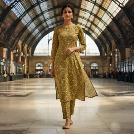 2 Pcs Unstitched Digital Print Suit DES-6176