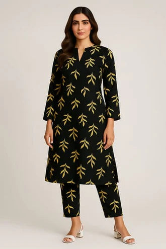 2 Pcs Unstitched Digital Print Suit JES-6026