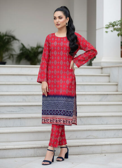 2 Pcs Unstitched Digital Print Suit DES-6223