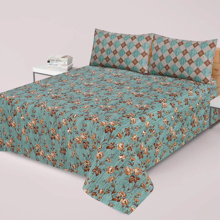 3 Pcs Bed sheet B- 316