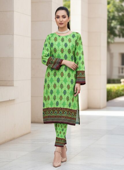 2 Pcs Unstitched Digital Print Suit DES-6215