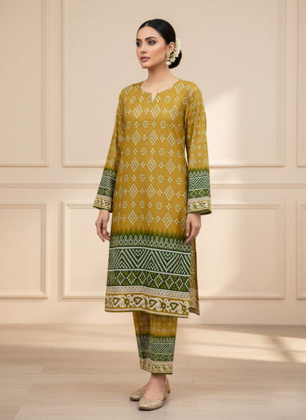 2 Pcs Unstitched Digital Print Suit DES-6221